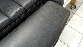 BMW X5 G05 19-22 driver's seat upholstery, black leather, heated, Sport, dry-cleanable, trimmed, scratches