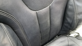 BMW X5 G05 19-22 driver's seat upholstery, black leather, heated, Sport, dry-cleanable, trimmed, scratches