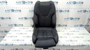 BMW X5 G05 19-22 passenger seat upholstery, black leather, heated, Sport, dry cleanable, chips cut off, scratches