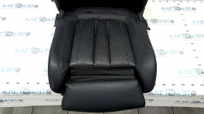BMW X5 G05 19-22 passenger seat upholstery, black leather, heated, Sport, dry cleanable, chips cut off, scratches