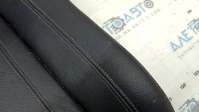 BMW X5 G05 19-22 passenger seat upholstery, black leather, heated, Sport, dry cleanable, chips cut off, scratches