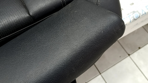 BMW X5 G05 19-22 passenger seat upholstery, black leather, heated, Sport, dry cleanable, chips cut off, scratches