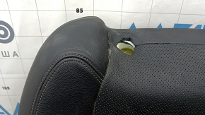 BMW X5 G05 19-22 passenger seat upholstery, black leather, heated, Sport, dry cleanable, chips cut off, scratches