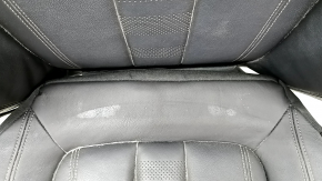 BMW X5 G05 19-22 passenger seat upholstery, black leather, heated, Sport, dry cleanable, chips cut off, scratches