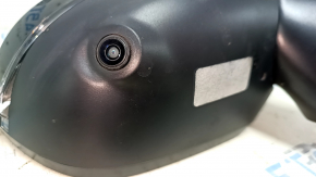 Right side mirror assembly for Nissan Rogue 2021-2023 SV US built, 11+1 pins, camera, BSM, turn signal, black, scratches