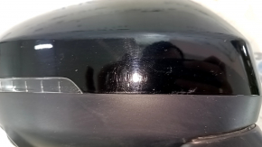 Right side mirror assembly for Nissan Rogue 2021-2023 SV US built, 11+1 pins, camera, BSM, turn signal, black, scratches