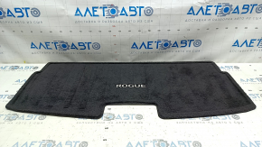 Rear trunk mat for Nissan Rogue 21-24 black for 2 rows