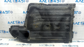 Front center underbody protection for BMW X5 G05 19-24 AWD, broken mount, torn, dented, missing fragment