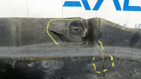 Front center underbody protection for BMW X5 G05 19-24 AWD, broken mount, torn, dented, missing fragment