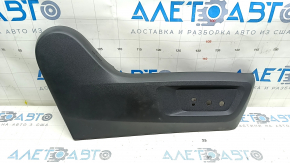 Right side passenger seat trim for Nissan Rogue 21-24, black, electric
