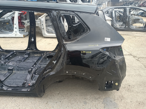 Quarter wing rear left Nissan Rogue 21-24 US built, on the body, black