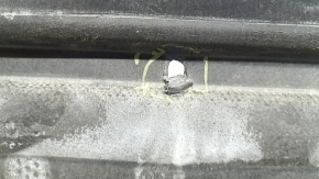 Front left underbody protection BMW X5 G05 19-23, dented and torn fastening, tears