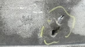 Front left underbody protection BMW X5 G05 19-23, dented and torn fastening, tears