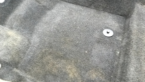 Front floor covering for Nissan Rogue 21-23, black, dry-cleanable