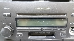 Lexus GX470 03-06 radio scratches missing button