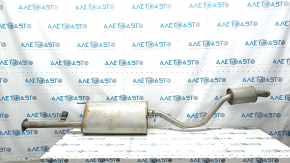 Muffler rear part with barrel Toyota Highlander 17-19 3.5