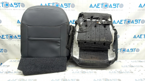 Nissan Rogue 21-24 passenger seat upholstery, black leather, heated