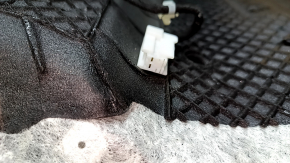 Nissan Rogue 21-24 passenger seat upholstery, black leather, heated
