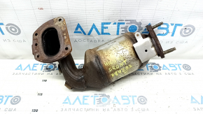 Rusty front exhaust manifold with catalytic converter for Toyota Highlander 17-19 3.5