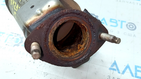 Rusty front exhaust manifold with catalytic converter for Toyota Highlander 17-19 3.5