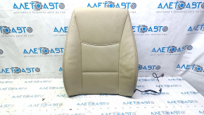 BMW X3 F25 11-17 driver's seat backrest upholstery, heated, beige leather