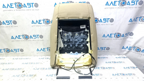 BMW X3 F25 11-17 driver's seat backrest upholstery, heated, beige leather
