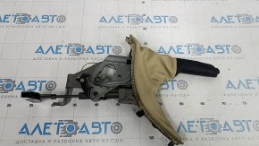Parking brake lever BMW 3 F30 12-18 beige, with cover, scratches