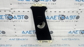 Left upper center pillar trim for BMW 3 F30 12-18, black, scratches, needs cleaning