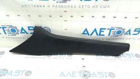 Nissan Rogue 21-24 leather center console trim, upper left, black