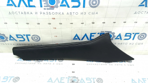Nissan Rogue 21-24 leather center console trim, upper right side, black