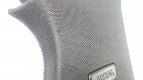 Upper right center pillar trim for BMW 3 F30 12-18 black, scratches