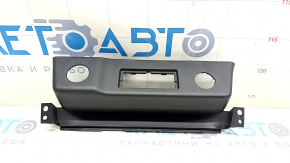Nissan Rogue 21-24 black center lower dash trim