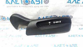Right side passenger seat trim for Acura MDX 14-20 black