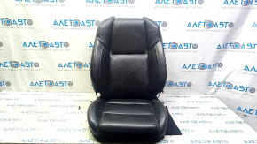 Nissan Maxima A36 16-17 passenger seat upholstery, black leather with perforation, heated