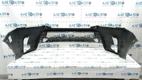 Front bumper, bare, 1917 Toyota Highlander, without parking sensors, silver, bumpers