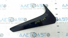 Right rear window molding for Toyota Highlander 14-19, gloss black, scratches