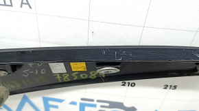 Right rear window molding for Toyota Highlander 14-19, gloss black, scratches