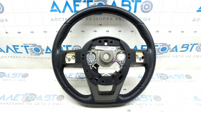 Nissan Rogue 22-24 black leather steering wheel with heating, US built, no buttons, scratched