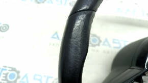 Nissan Rogue 22-24 black leather steering wheel with heating, US built, no buttons, scratched