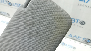 Left visor for Toyota Highlander 14-19, gray, without hook, with backlight, for cleaning