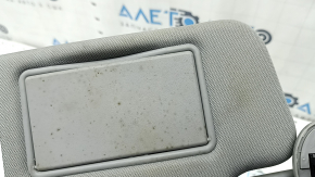 Left visor for Toyota Highlander 14-19, gray, without hook, with backlight, for cleaning