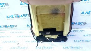 Nissan Maxima A36 16-17 driver's seat back upholstery, black leather with perforation, heated