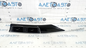 BMW 3 F30 12-18 front panel central air vent with Fineline dark wood trim, scratches