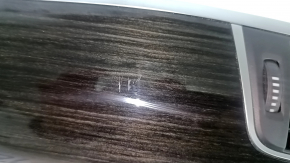 BMW 3 F30 12-18 front panel central air vent with Fineline dark wood trim, scratches