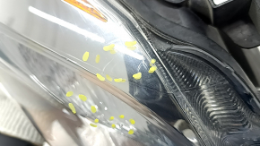 Left front headlight for Toyota Highlander 17-19 halogen, light, scratches