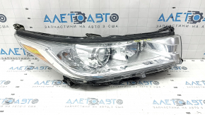Toyota Highlander 17-19 right front headlight, halogen, light