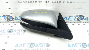 Right side mirror assembly for Toyota Highlander 14-19, 7 pins, turn signal, heated, BSM, silver