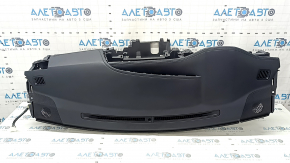 Toyota Highlander 14-19 black dashboard with airbag, rusty squib, worn