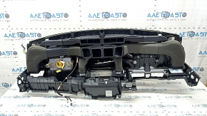 Toyota Highlander 14-19 black dashboard with airbag, rusty squib, worn