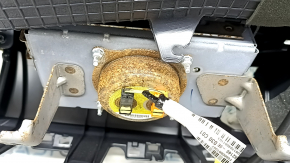 Toyota Highlander 14-19 black dashboard with airbag, rusty squib, worn